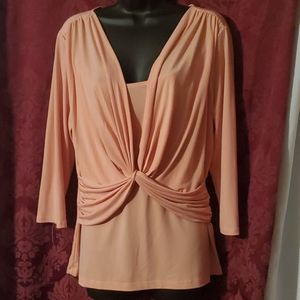 NY&CO Peach Tunic XL